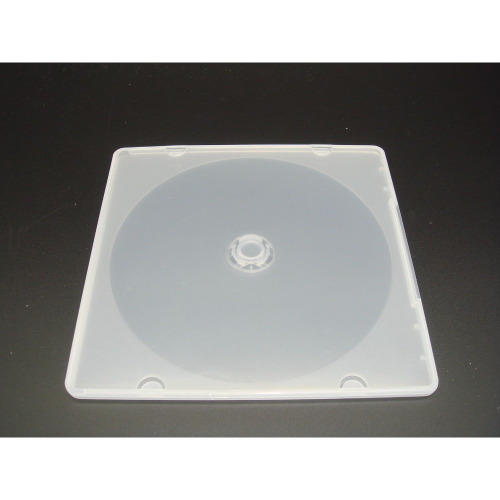 【臺灣製造】雙片裝5mm 摔不破PP霧透 CD盒/DVD盒/光碟盒/CD殼 （12公分光碟片適用）-細節圖2