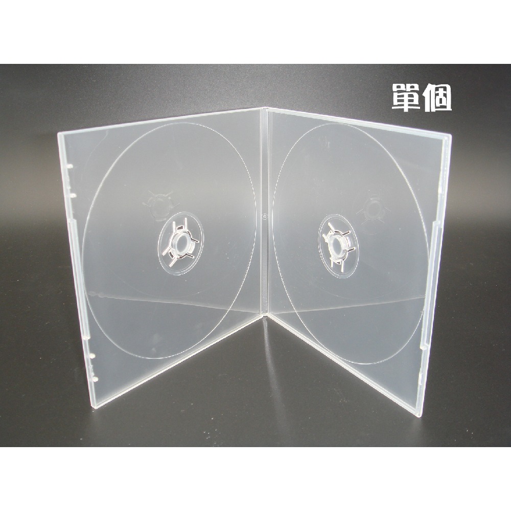 【臺灣製造】雙片裝5mm 摔不破PP霧透 CD盒/DVD盒/光碟盒/CD殼 （12公分光碟片適用）-規格圖2