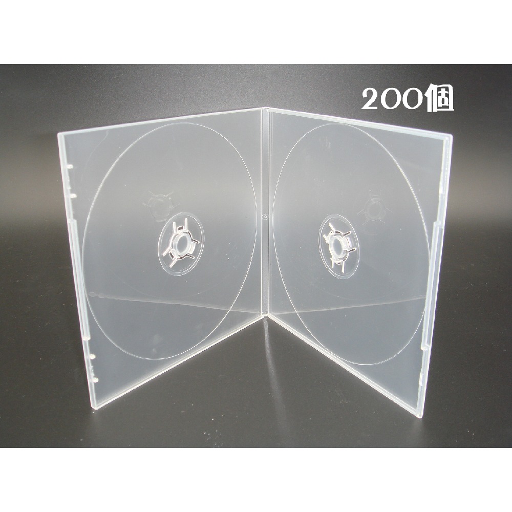 【臺灣製造】雙片裝5mm 摔不破PP霧透 CD盒/DVD盒/光碟盒/CD殼 （12公分光碟片適用）-規格圖2