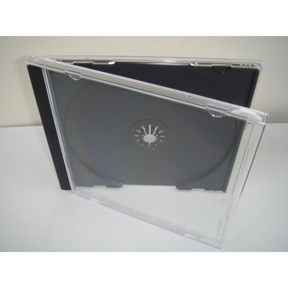 【臺灣製造】10mm jewel case黑色PS壓克力CD盒/DVD盒/光碟盒/CD殼-細節圖4