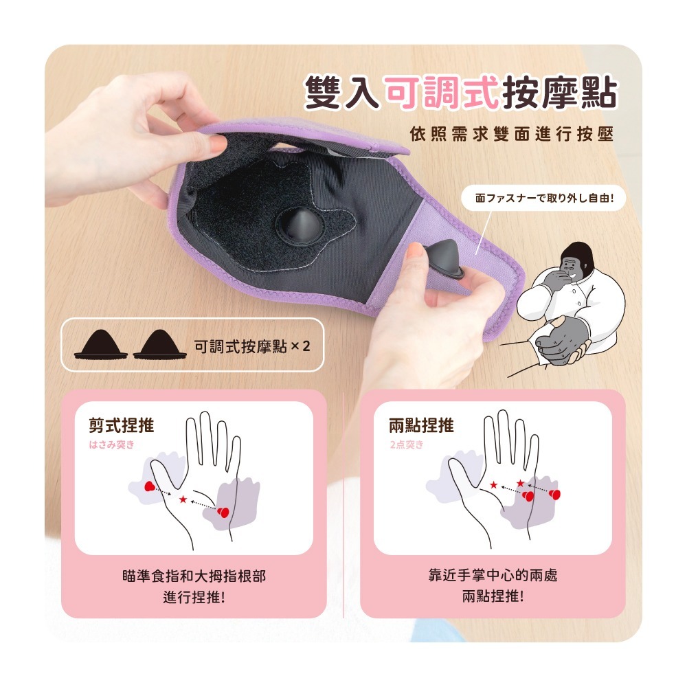 日本猩猩之握 手部按摩器 地獄之握 大猩猩之握 公司貨保固一年-細節圖7