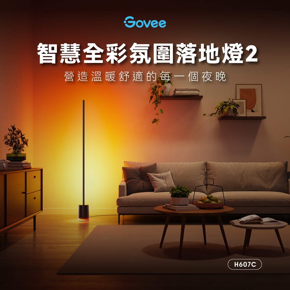 Govee 智慧全彩氛圍落地燈2(H607C)-細節圖2