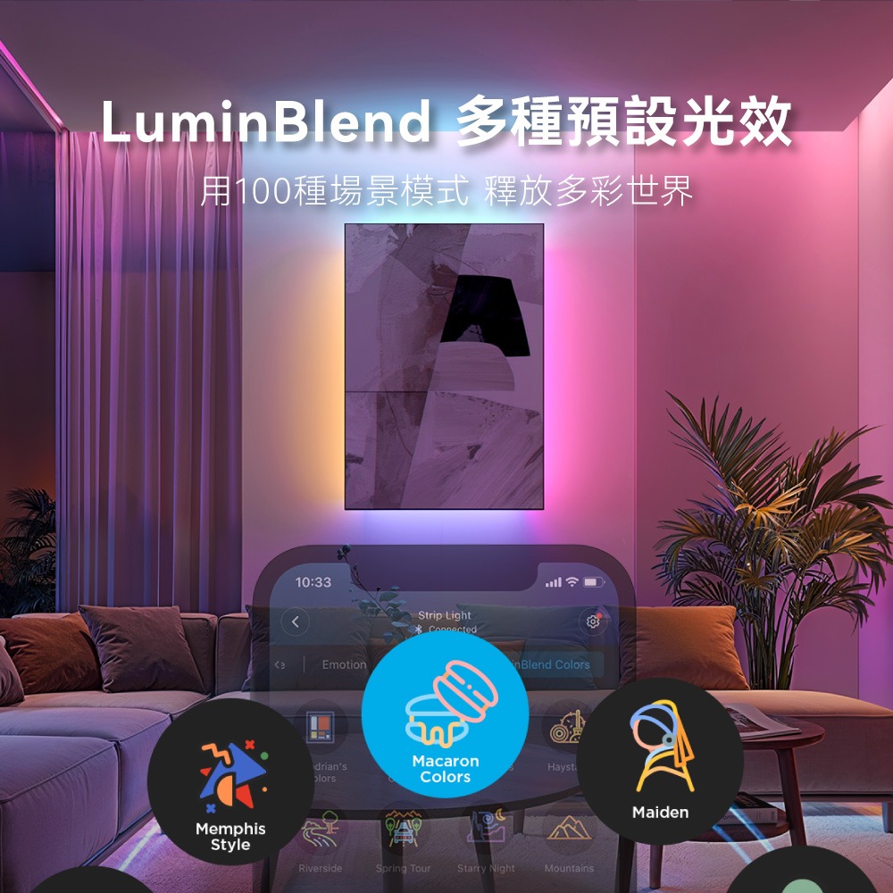 Govee 智慧全彩耀白專業版燈帶 2pro 延伸1m(A61F1) 需搭配主商品H61F5延伸使用-細節圖9