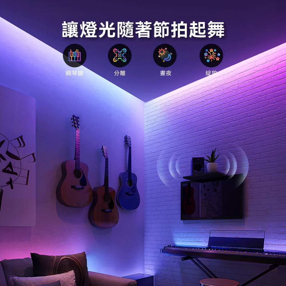 Govee 智慧全彩耀白專業版燈帶 2pro 延伸1m(A61F1) 需搭配主商品H61F5延伸使用-細節圖7
