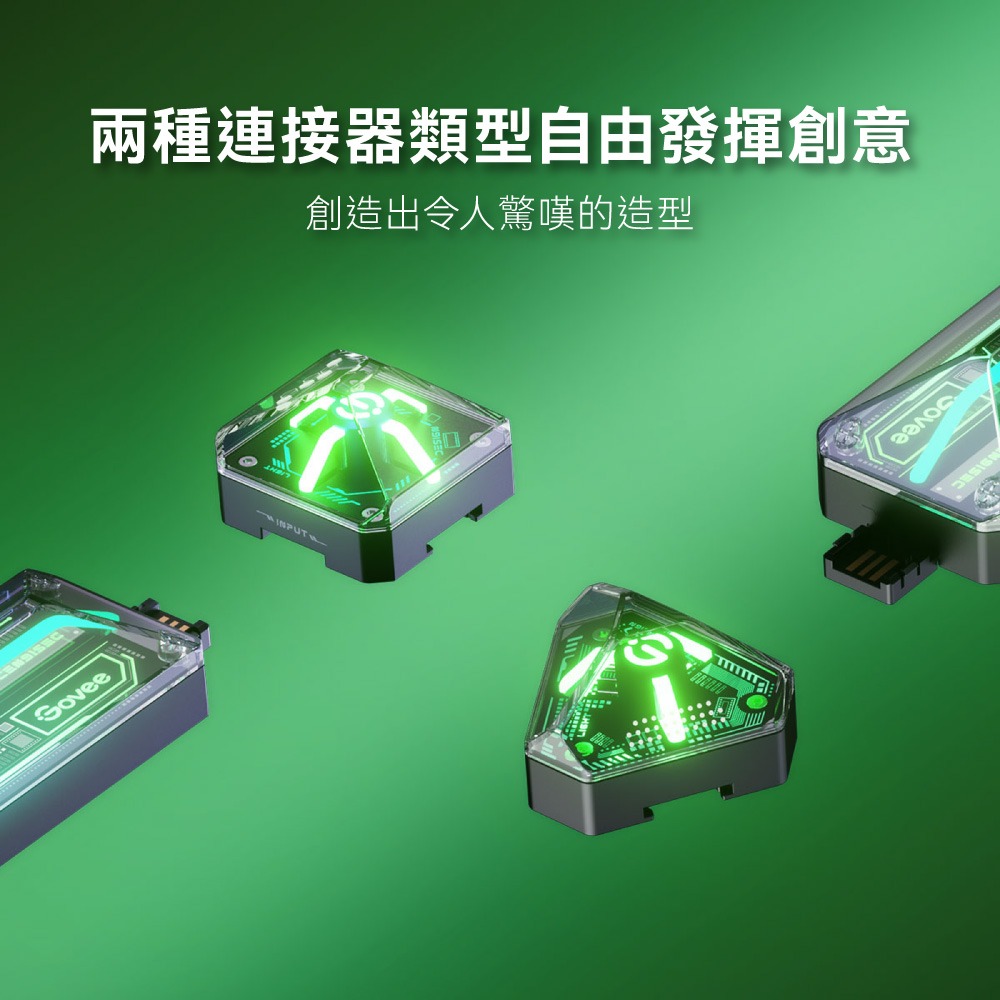 Govee 未來派壁燈擴充2入組(H1063F) 需搭配H6063C使用-細節圖8