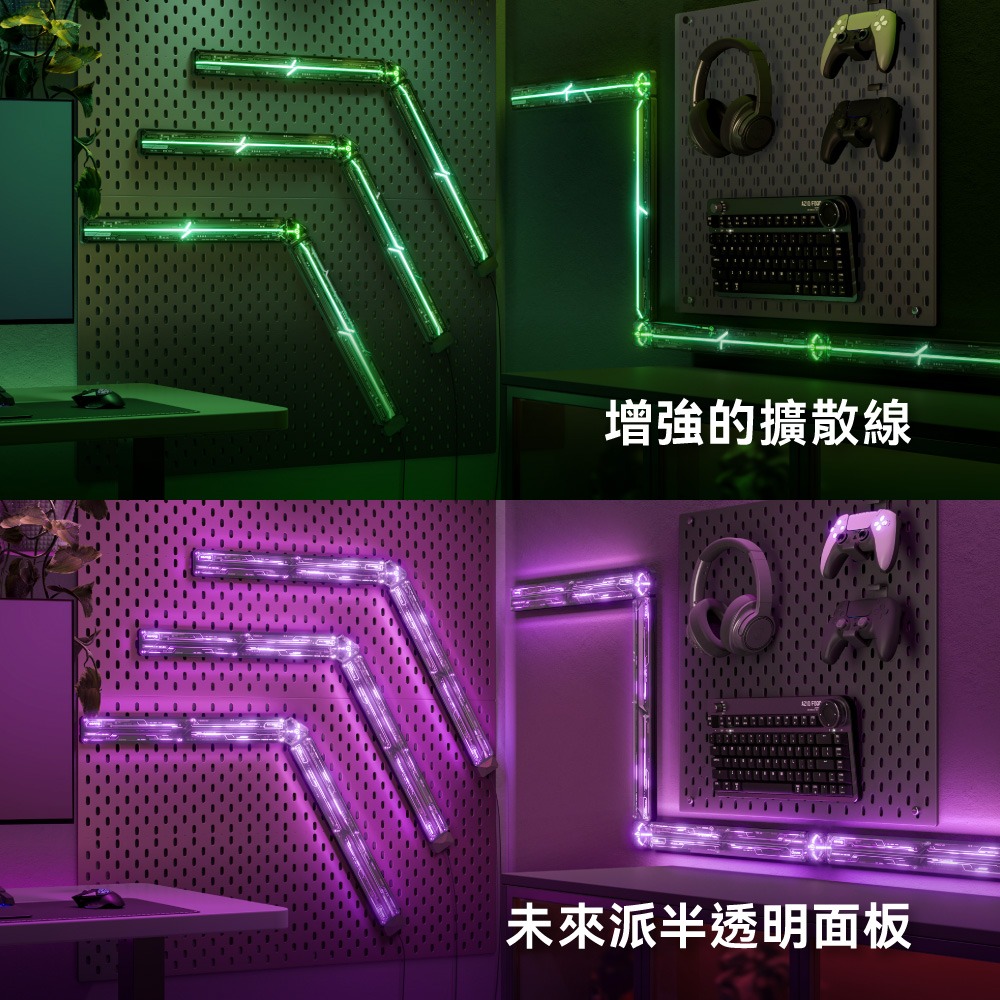 Govee 未來派壁燈擴充2入組(H1063F) 需搭配H6063C使用-細節圖11