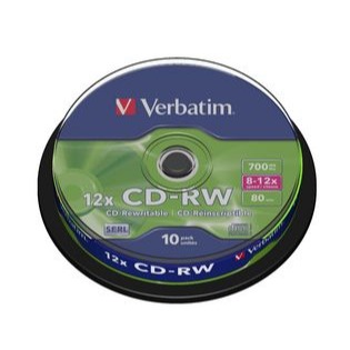 【國際名牌】單片~290片-威寶Verbatim CD-RW12X 700MB 可重覆燒錄型/光碟片/燒錄片-細節圖2