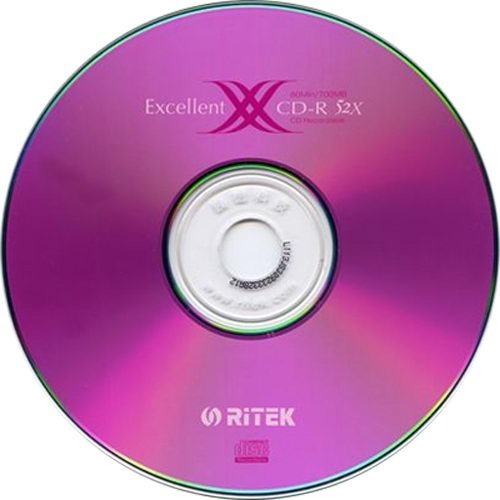 【台灣第一品牌】RITEK X版 CD-R52X/700MB/80MIN空白燒錄光碟片-細節圖2
