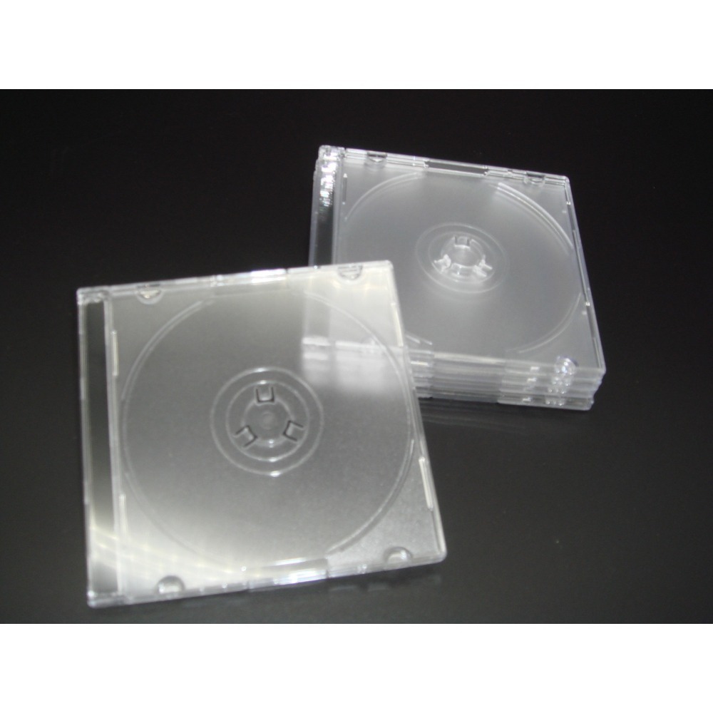 【臺灣製造 8cm光碟用】1~200個-5mm SLIM case透明PS壓克力單片裝CD盒/CD殼-細節圖3