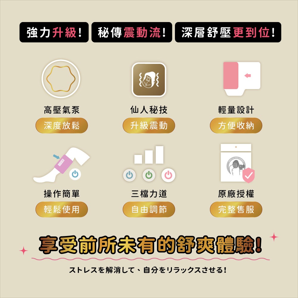 [台灣總代理公司貨保固一年] 兩色 猩猩仙人之握腿部按摩器 按摩 大猩猩-細節圖3