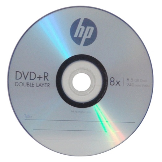 [台灣中環製造]HP LOGO DVD+R DL 8X/8.5GB空白燒錄片超燒至8.7GB XBOX專用超燒片-細節圖2