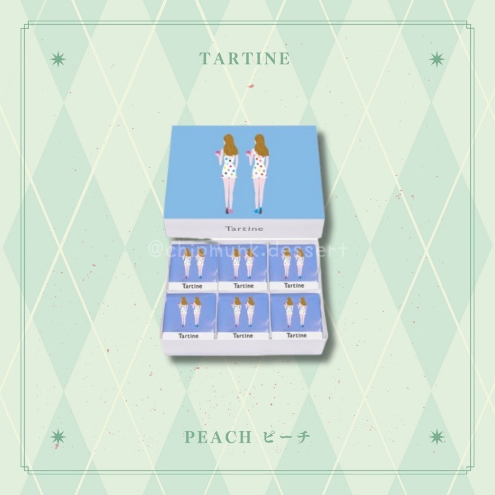 【中秋預購】松鼠小姐洋菓子店🐿️ |Tartine 双子女孩 | 季節限定 夏日蜜桃塔 4入、6入-細節圖4