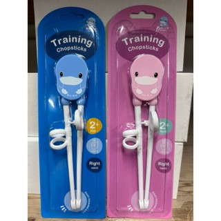 KUKU酷咕鴨 幼童學習筷 不銹鋼學習筷 (兩色可選)-細節圖2