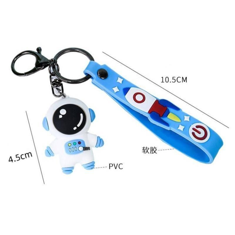 🔥台灣現貨🔥太空人鑰匙圈 太空人吊飾 宇航員鑰匙扣 公仔 包包吊飾 學生 禮物 獎品 文具用品507-016青採麥-細節圖5