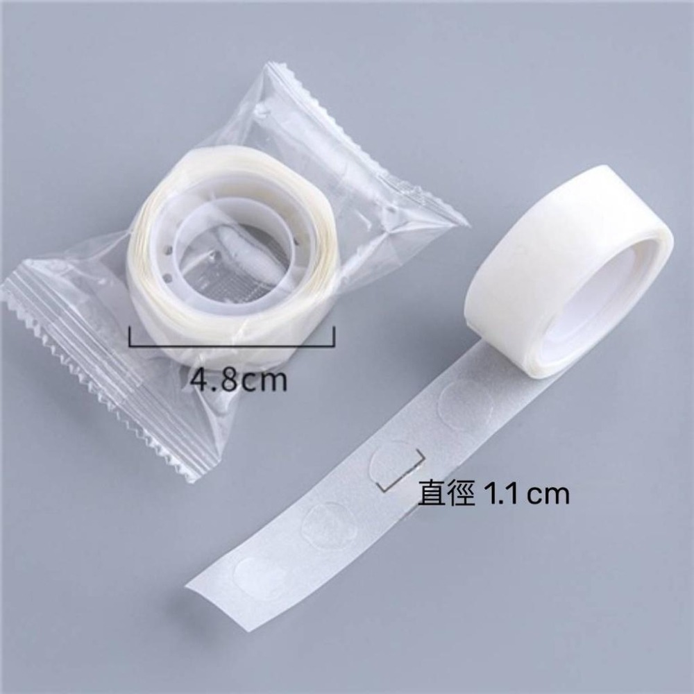 🔥現貨秒出🔥雙面膠粒100粒 圓點膠帶 萬能雙面膠 手帳裝飾無痕貼 婚慶派對 生日裝飾 文具用品 506-008 青採麥-細節圖4