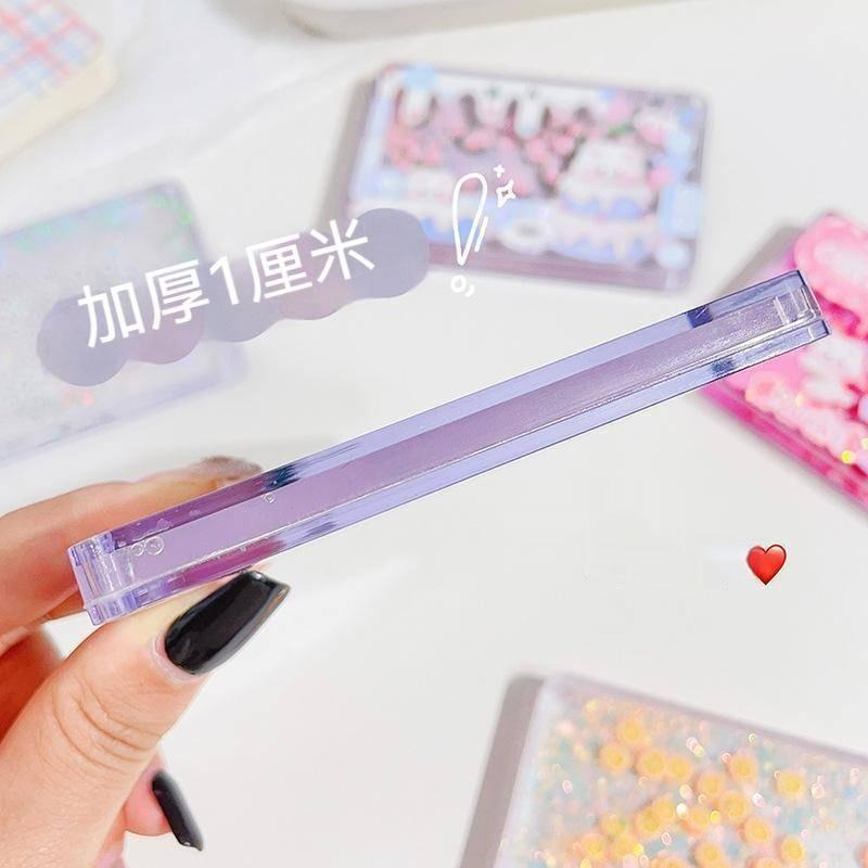 🔥台灣現貨🔥水果流沙咕卡 亮粉流沙咕卡 送珠鏈 咕盤 吊飾 鑰匙扣 貼紙 壓克力 相框 文具用品 507-013 青採麥-細節圖7