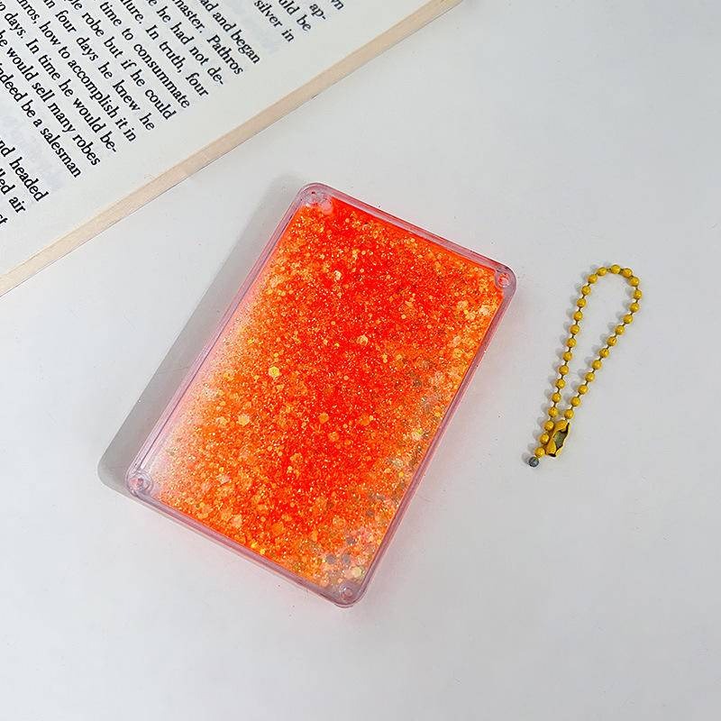 🔥台灣現貨🔥水果流沙咕卡 亮粉流沙咕卡 送珠鏈 咕盤 吊飾 鑰匙扣 貼紙 壓克力 相框 文具用品 507-013 青採麥-規格圖9