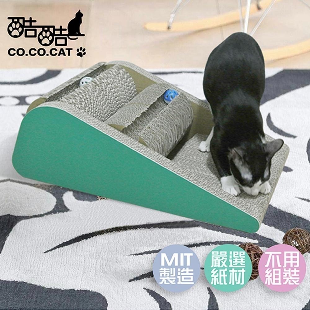 【Co.Co.Cat 酷酷貓 】學步車-100%台灣製貓抓板(隨機不挑色)-細節圖2