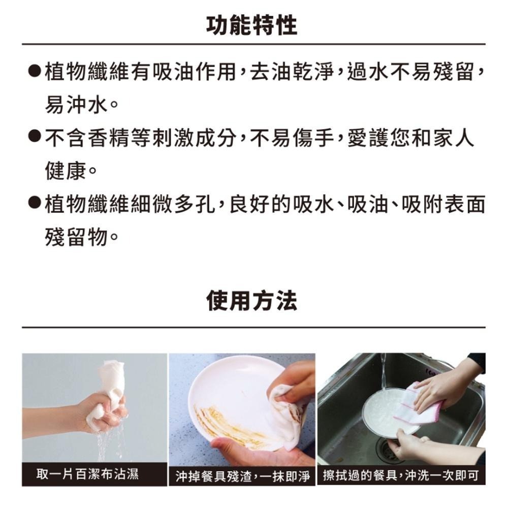 【西華嚴選】巾速洗植物纖維環保清潔布(可重覆清洗-過年清潔的絕佳幫手)-2卷裝-細節圖6