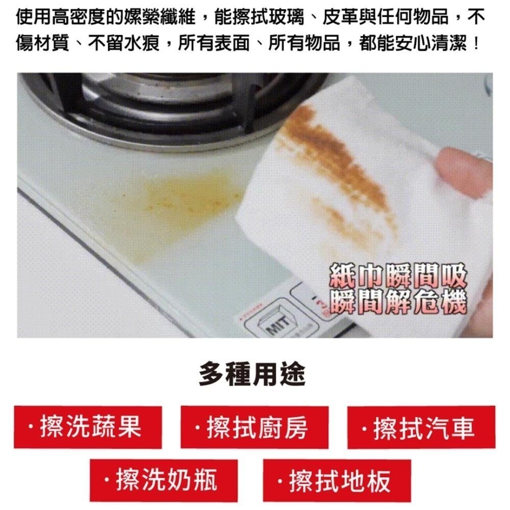 【西華嚴選】巾速洗植物纖維環保清潔布(可重覆清洗-過年清潔的絕佳幫手)-6卷裝-細節圖4