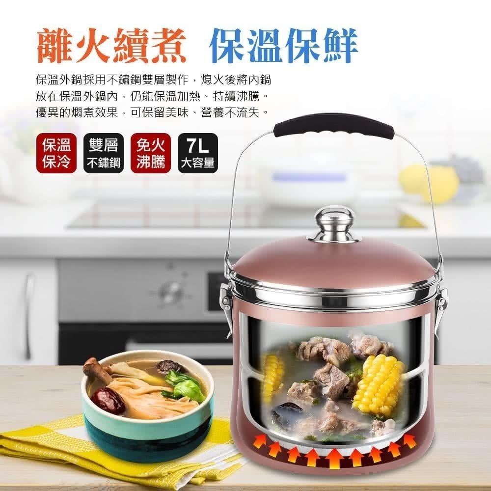 【SILWA西華】節能免火再煮鍋7L-細節圖5
