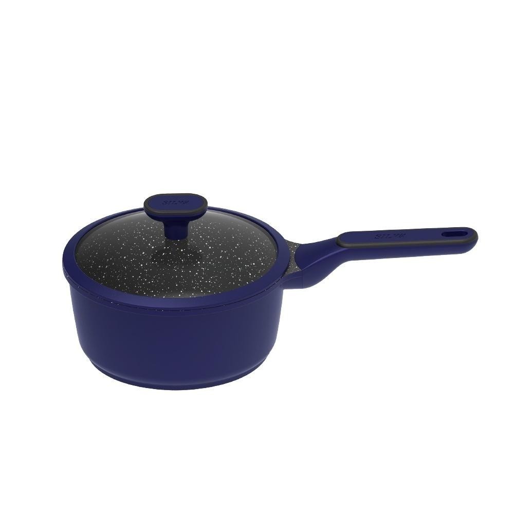 【SILWA 西華】瑞士黑岩不沾單柄湯鍋20cm(曾國城熱情推薦)-細節圖2