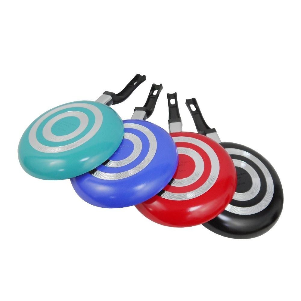 【ARTIST 雅緹絲】芬蘭德克靚彩不沾平底鍋/早餐鍋 22cm(買一送一 )(四色可選)-細節圖2