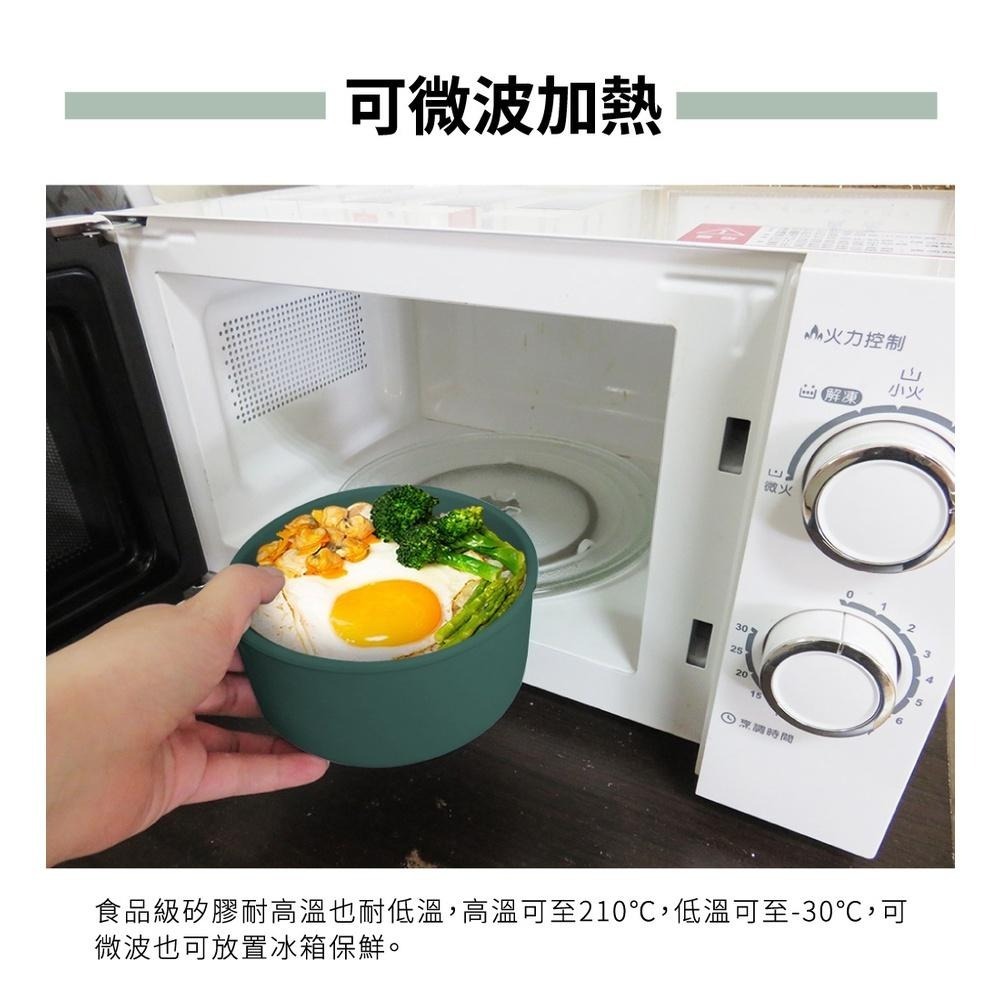 【SILWA西華】全矽膠密封分隔保鮮盒830ml-細節圖7