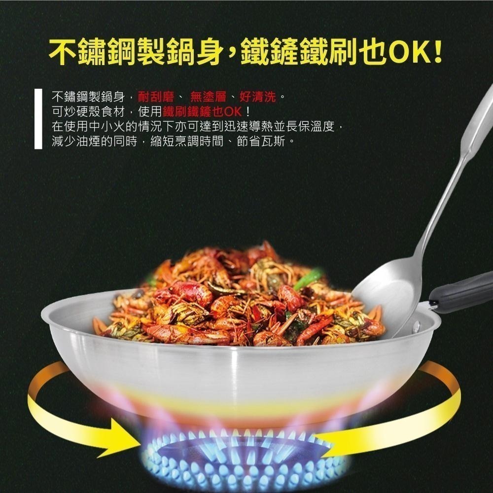 【SILWA 西華】厚釜不鏽鋼平底鍋28cm -無蓋-細節圖4