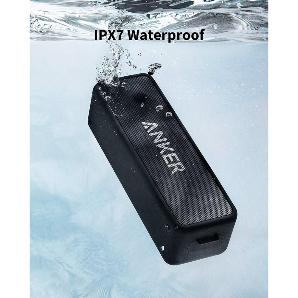 [現貨]升級版 Anker soundcore 2 喇叭 24小時續航 IPX7防水 12W 重低音加強 雙喇叭串聯-細節圖5