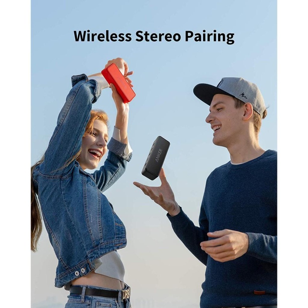 [現貨]升級版 Anker soundcore 2 喇叭 24小時續航 IPX7防水 12W 重低音加強 雙喇叭串聯-細節圖7