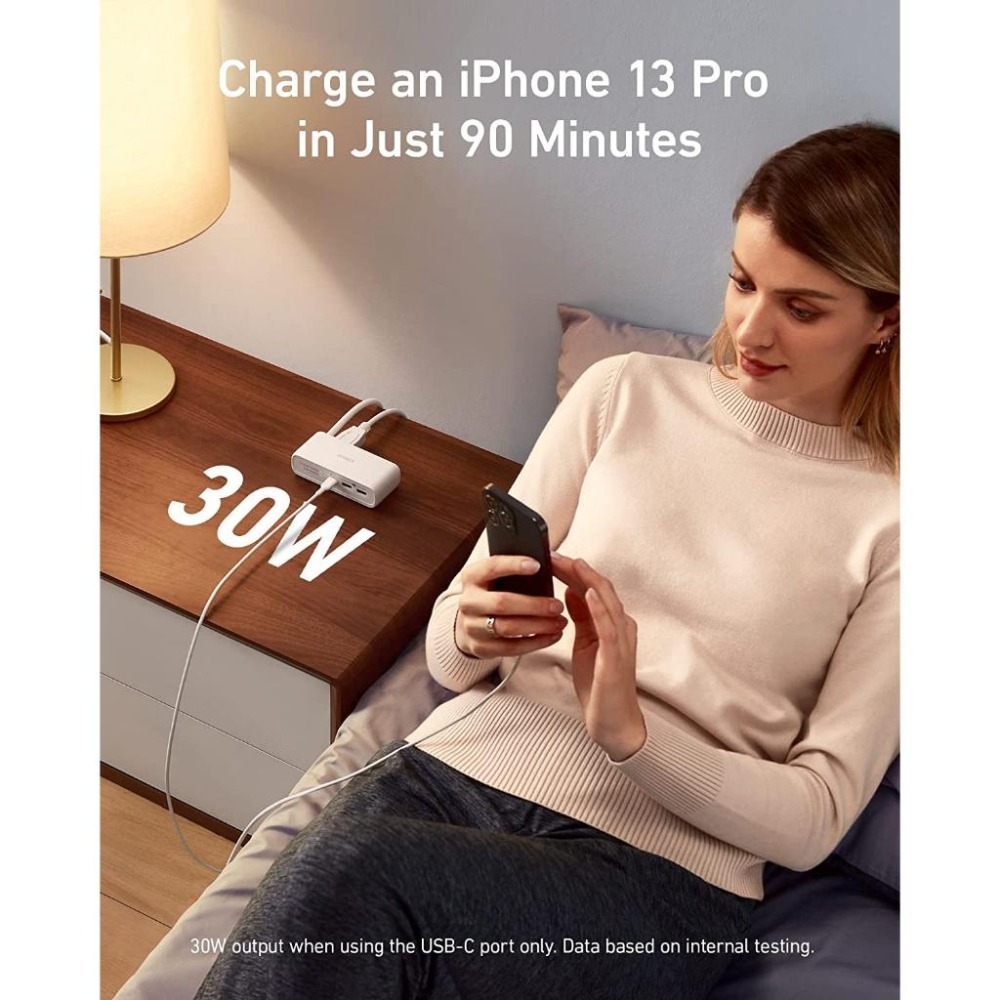 [現貨]Anker 521 Charging Station 30W 6合1 USB-C充電延長線 1.5米-細節圖5