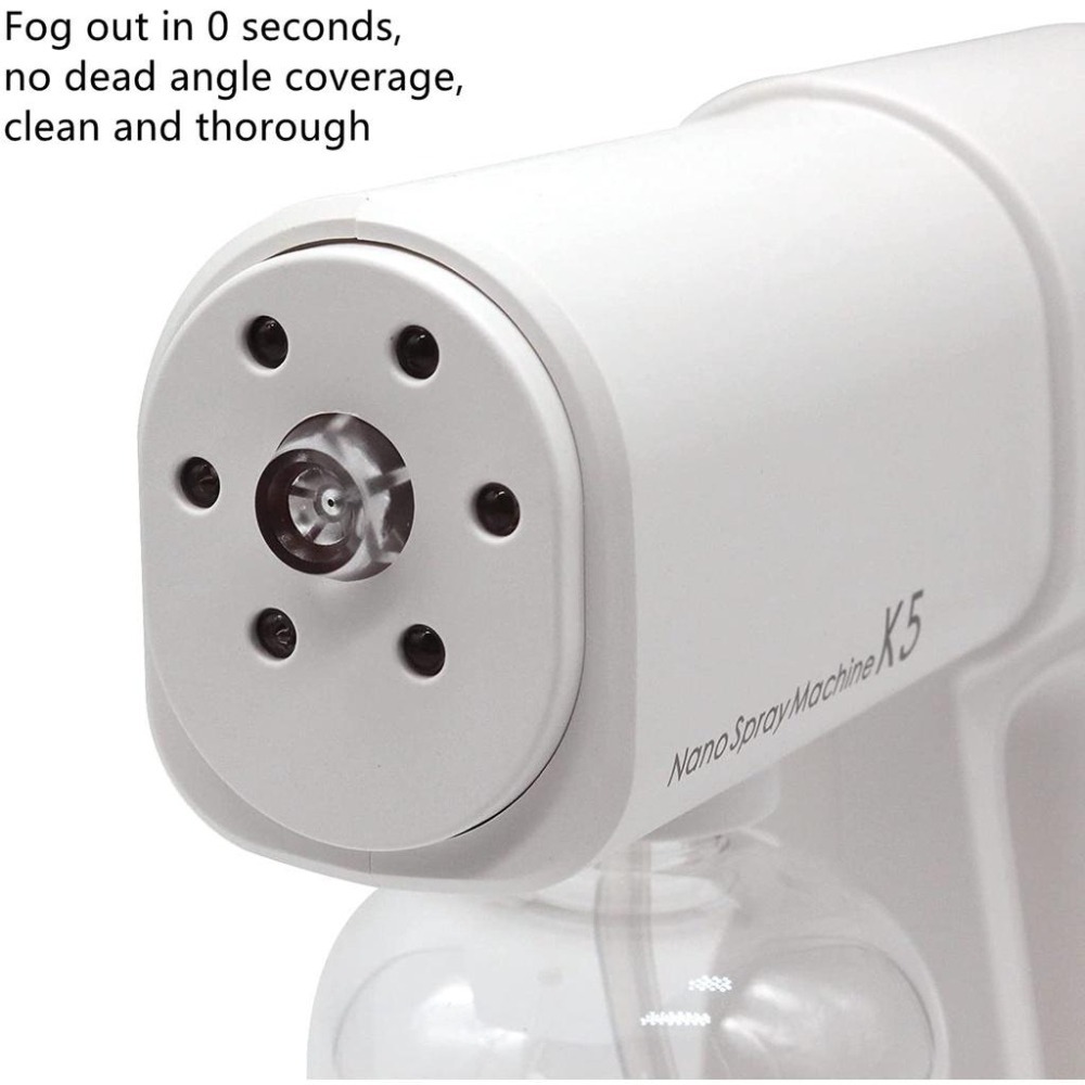 [現貨]K5 Pro 藍光奈米霧化噴霧槍 酒精噴霧槍 防疫消毒噴霧槍 酒精噴霧機 升級款 非鋰電包-細節圖4