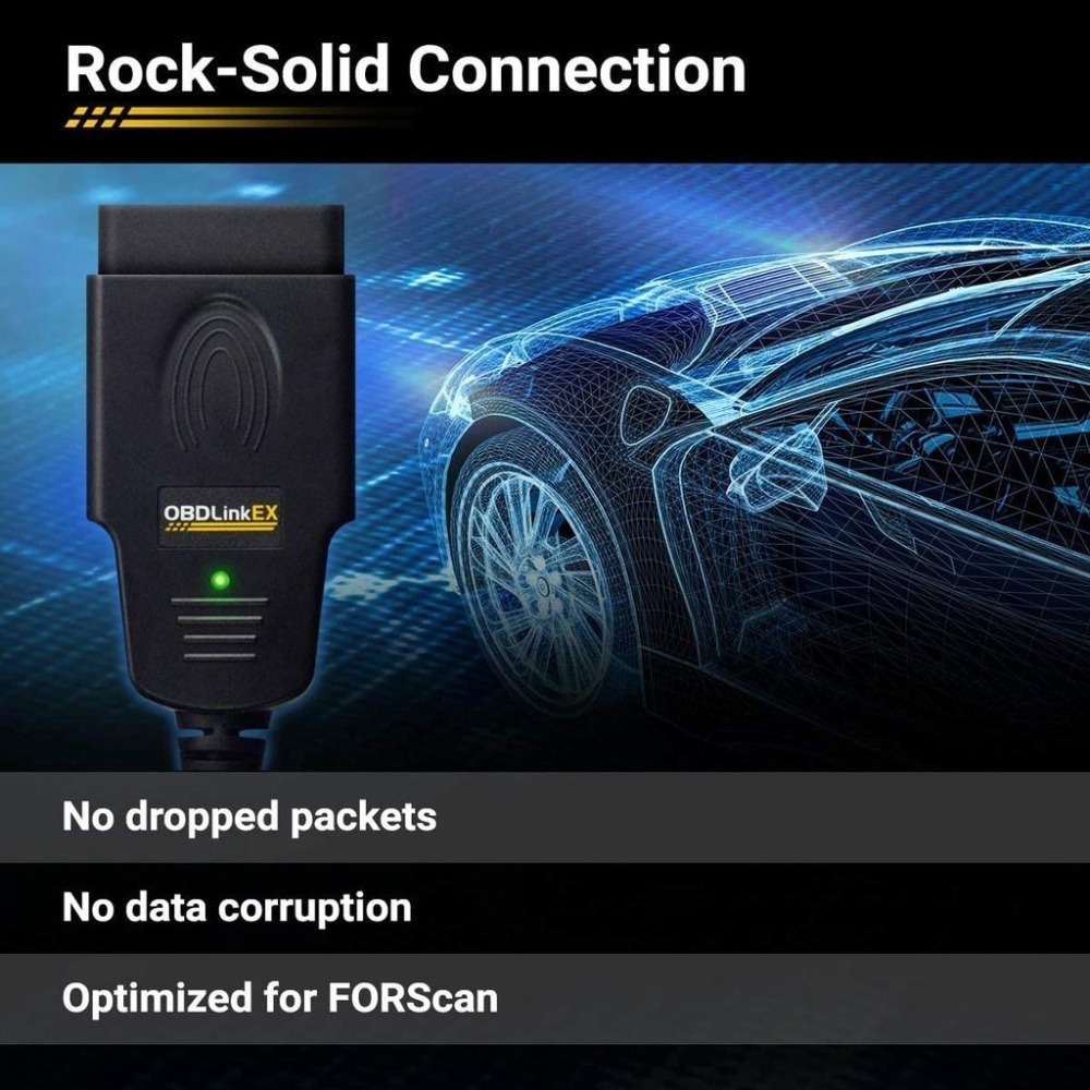 [現貨]OBDLink EX FORScan 專用線 FORD MAZDA 車系 OBD連接線-細節圖2