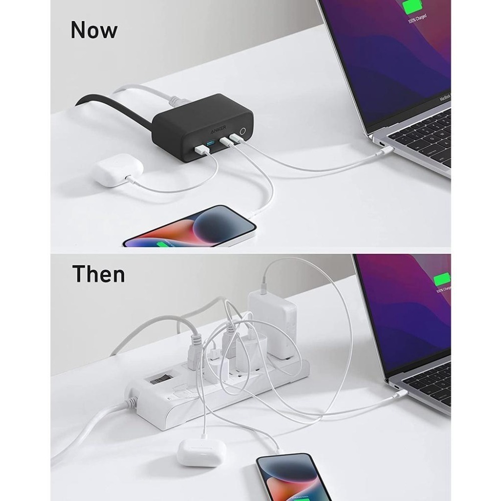 [現貨]Anker 525 Charging Station 7合1 65W 100W USB-C充電延長線 1.5米-細節圖9
