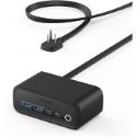 黑色 扁形電源線 65W