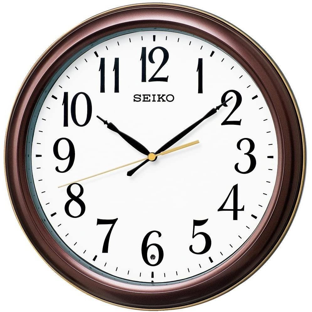 [現貨]SEIKO 精工 電波掛鐘 自動對時 秒針停止功能明暗感應 電波鐘 靜音秒針 30.7公分 34公分-細節圖2
