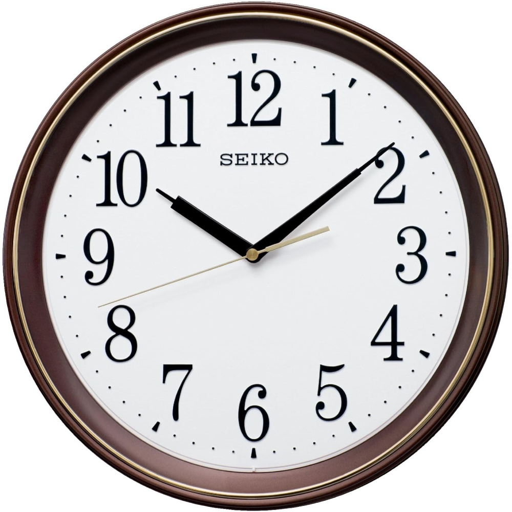 [現貨]SEIKO 精工 電波掛鐘 自動對時 秒針停止功能明暗感應 電波鐘 靜音秒針 30.7公分 34公分-細節圖8
