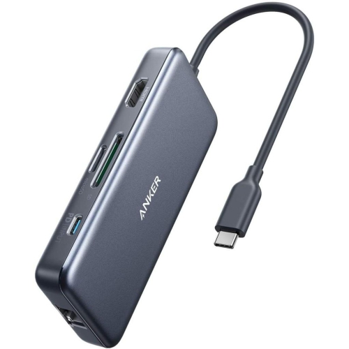 [現貨]Anker USB C Hub 7-in-1 4K HDMI microSD / SD讀卡器 60W供電 網路