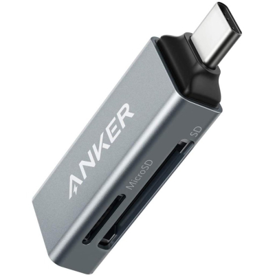 [現貨]Anker USB-C 2 in 1 Reader 讀卡機 SD卡 Micro SD MMC RS-MMC
