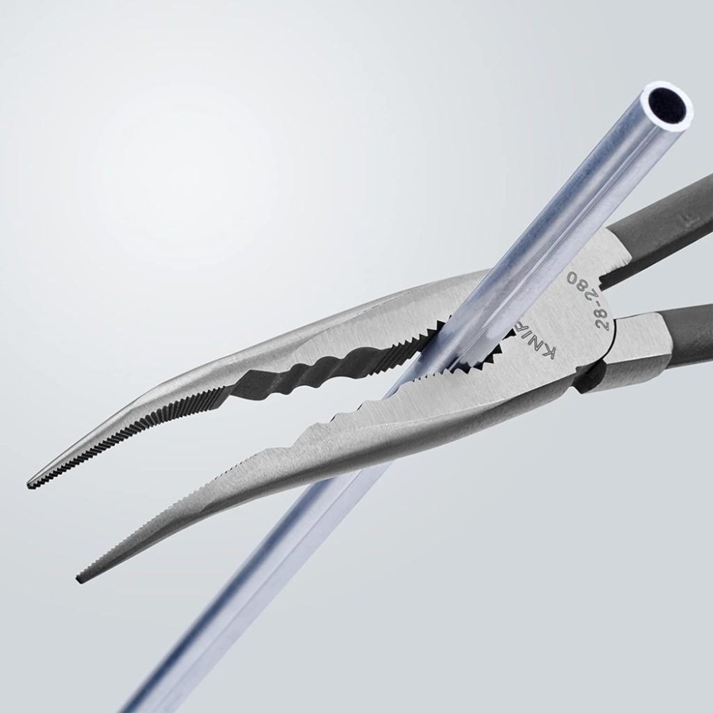 [現貨]德國進口 頂級工具 KNIPEX 28 81 280 尖嘴裝配鉗 尖嘴鉗 彎嘴鉗-細節圖4