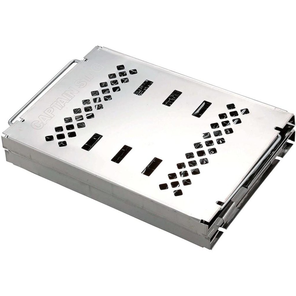 [現貨]CAPTAIN STAG 日本鹿牌 UG-42 焚火臺 烤肉爐 不銹鋼 三段調整 多功能焚火臺-細節圖2