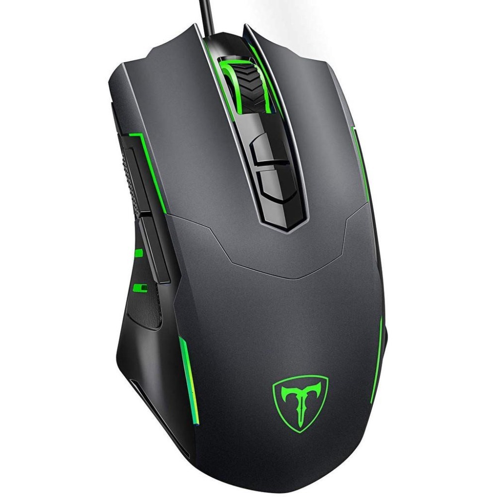 [現貨]PICTEK有線電競滑鼠 7200 DPI 可編程 呼吸燈 符合人體工學 相容Windows 7/8/10-細節圖2