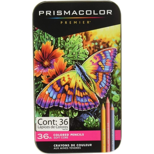 [現貨]美國 Prismacolor Premier 36色 72色 頂級油性色鉛筆 軟芯 全新包裝 鐵盒