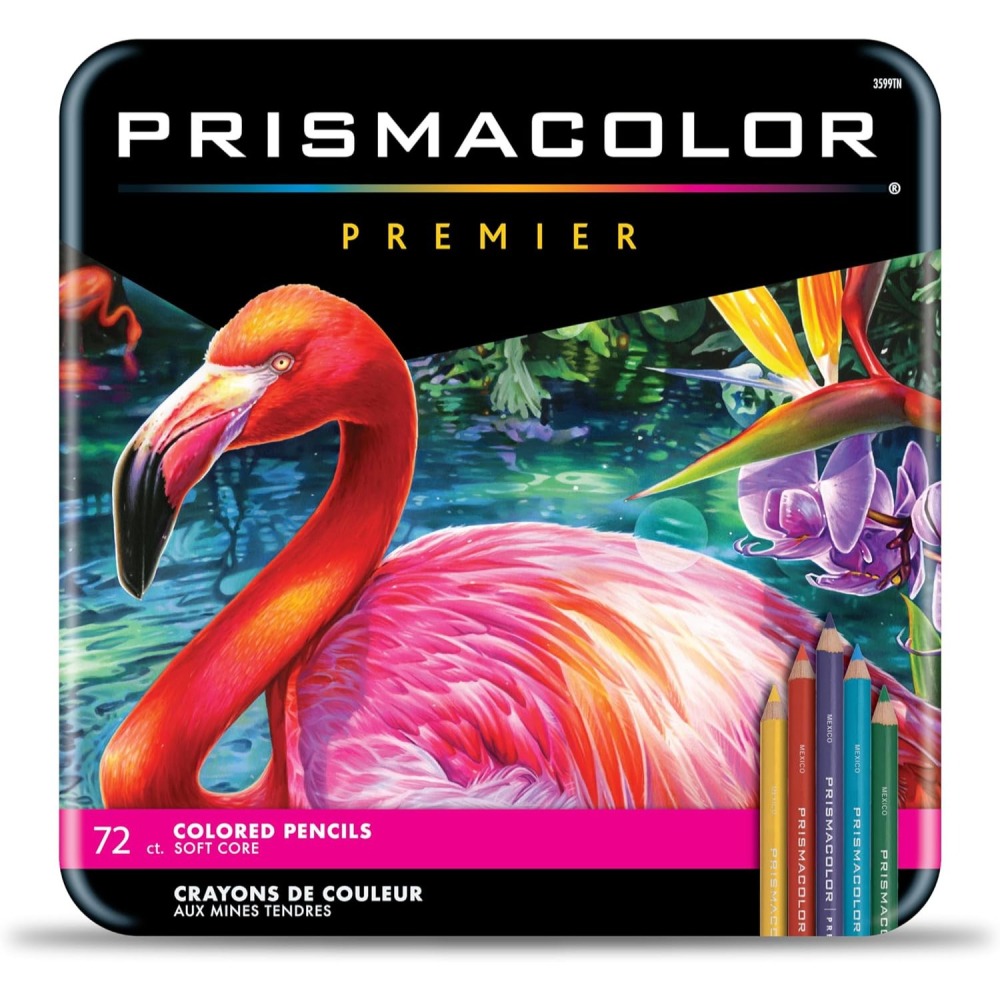 [現貨]美國 Prismacolor Premier 36色 72色 頂級油性色鉛筆 軟芯 全新包裝 鐵盒-細節圖5