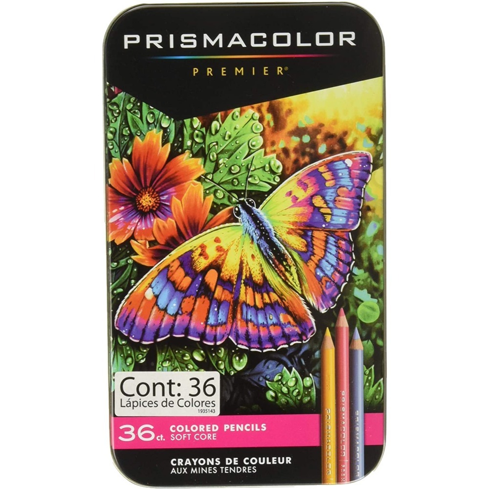 [現貨]美國 Prismacolor Premier 36色 72色 頂級油性色鉛筆 軟芯 全新包裝 鐵盒-規格圖8
