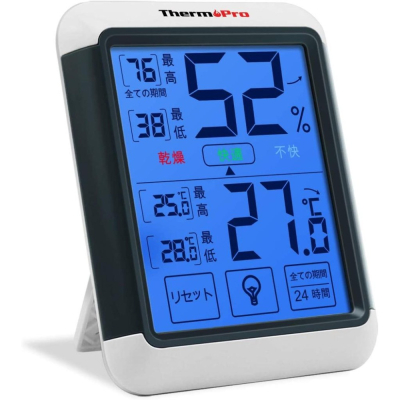 [現貨]日本原裝 ThermoPro 數位式 溫度 濕度感應計 TP-55 背光照明