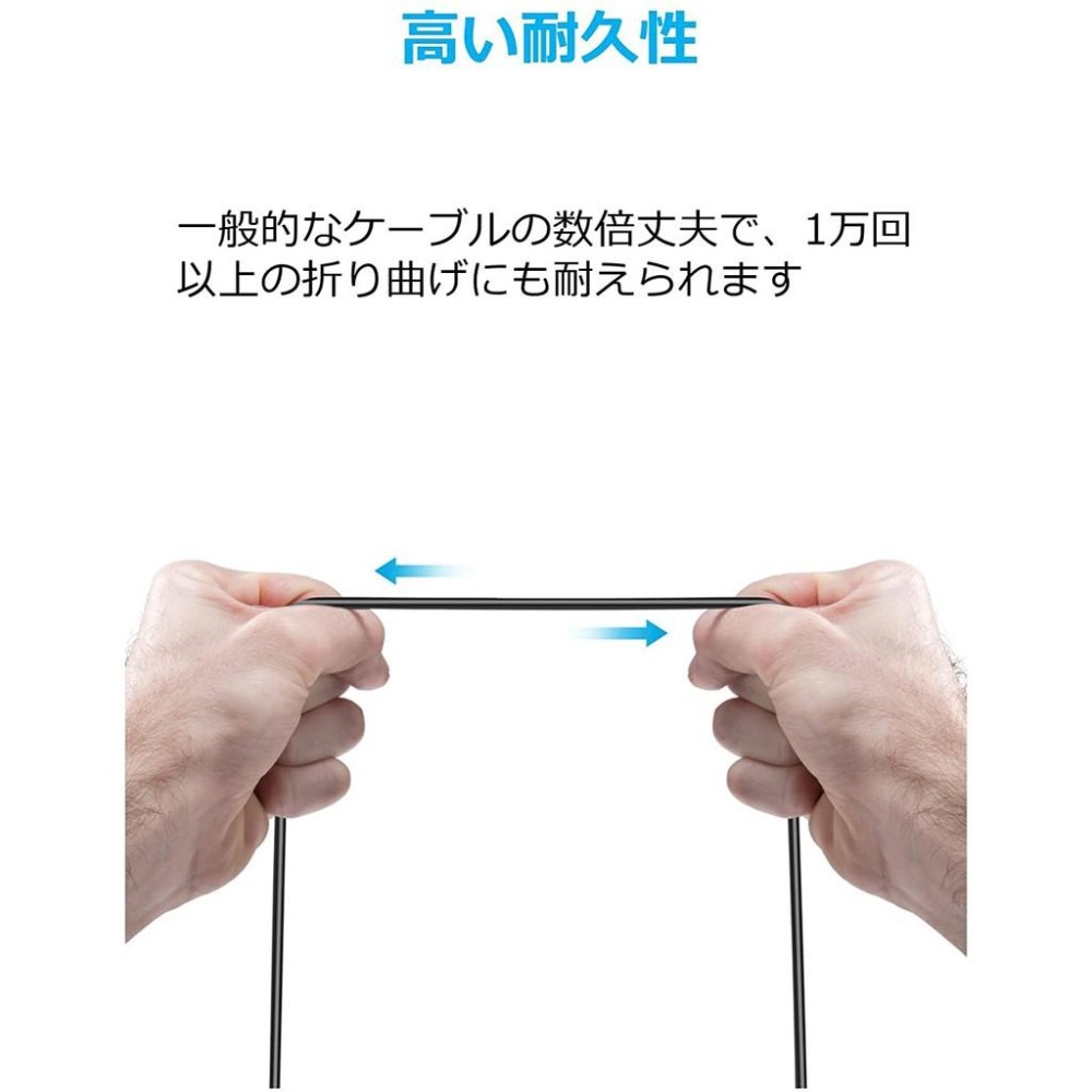 [現貨]Anker 3.5mm 高級音源線(1.2m) AUX電纜耳機、iPod、iPhone、iPad、家庭劇院、車用-細節圖2