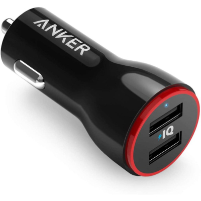[現貨]Anker PowerDrive 2 Drive 2 雙USB 車用充電器 24W