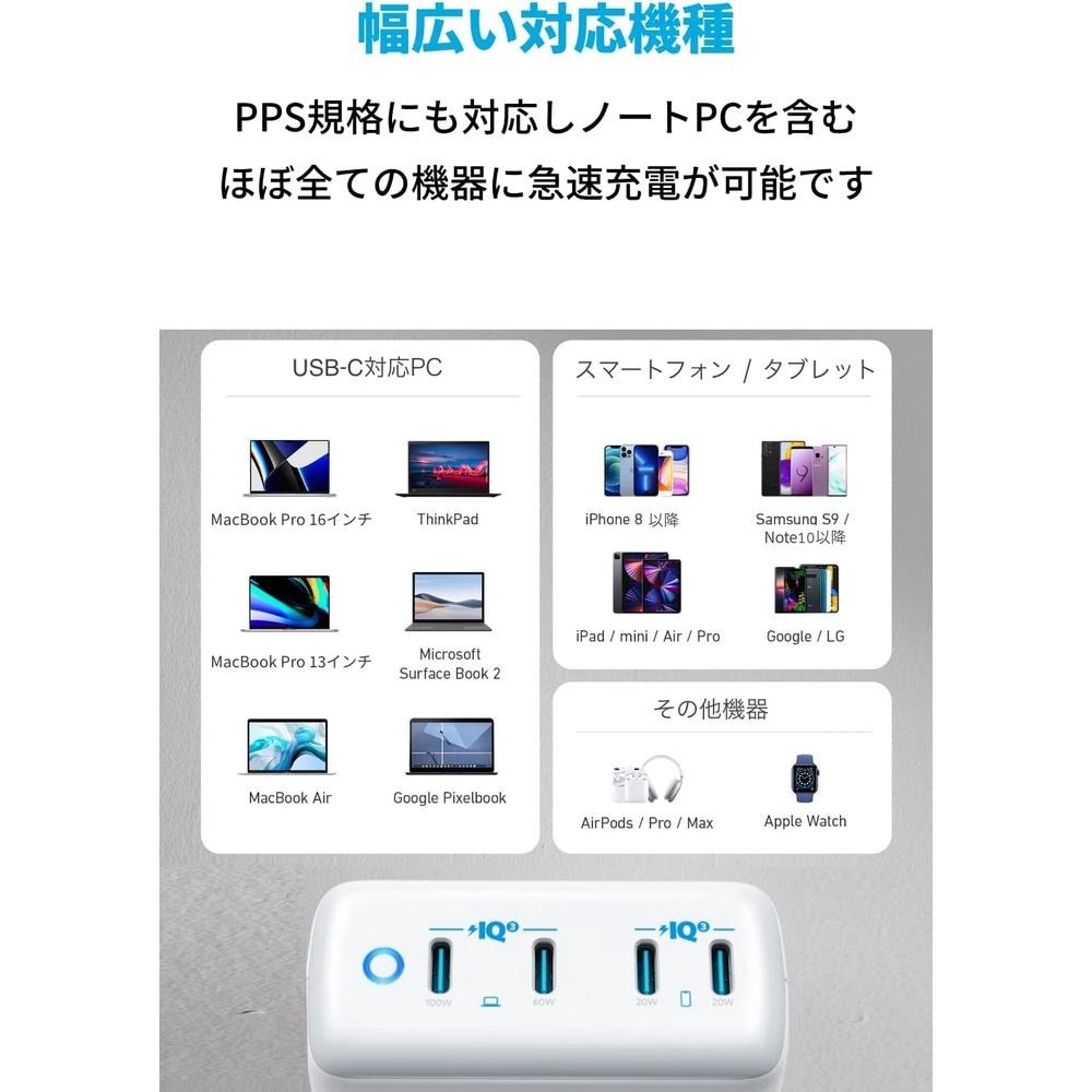 [現貨]Anker 547 Charger 120W PowerPort atom PD 4 100W 充電器